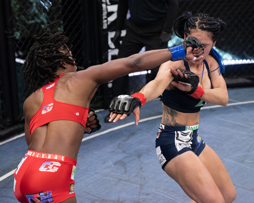 Lucero Acosta vs Valerie Quintero MMA fight highlights - YouTube